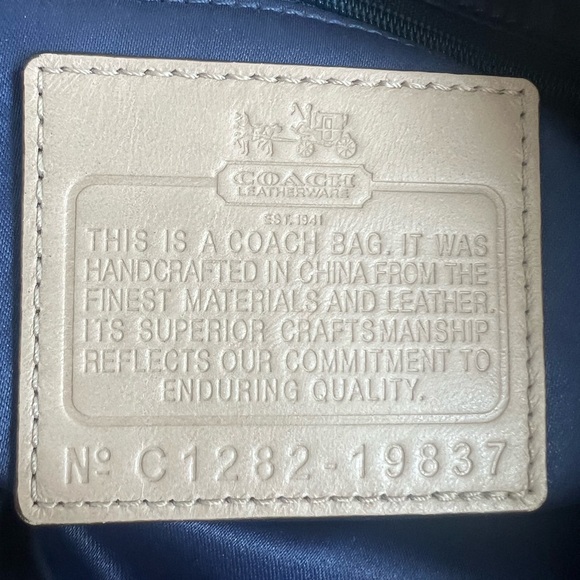 Coach Madison Criss Cross Leather Sophia Satchel Shoulder Bag - Picture 12 of 14